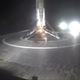 The rocket’s first stage landed on the droneship. Photo credit: SpaceX/Flickr